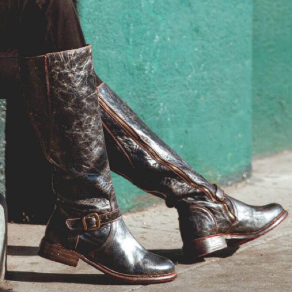 Bed Stu Glaye boot in graphite lux leather, 9.5